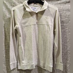 Champion Heather Gray Quarter-Zip Pullover